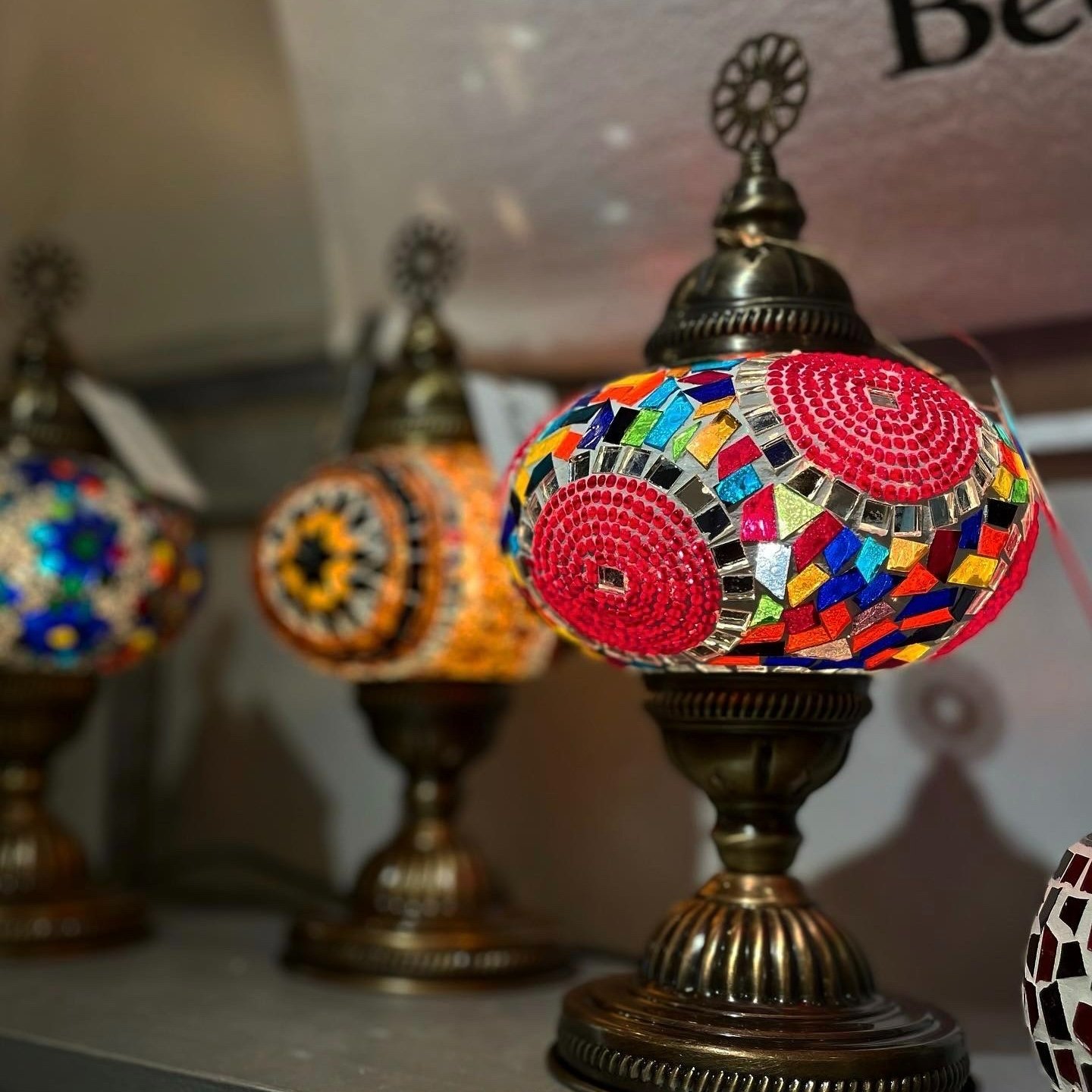 Turkish Mosaic Table Lamps