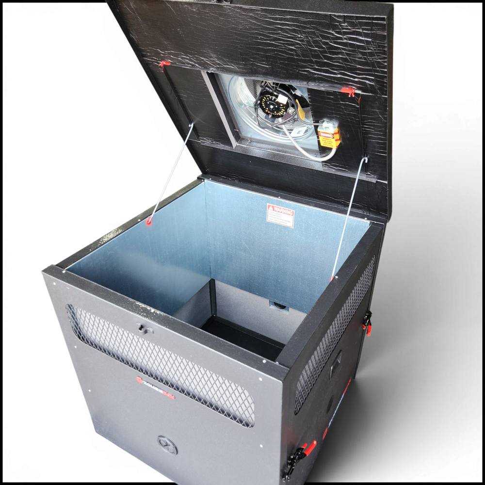 zombie box talent booster Zombiebox Generator Running Cover & Acoustic Barrier | Heavy-Duty Steel Generator Shelter for Portable Generators up to 12,000W | Outdoor Enclosure & Noise Reduction Tent | Rain & Snow Protection : Patio, Lawn & Garden Tap one Generator Box ZombieBox