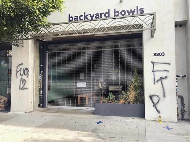 Unfortunately, our Beverly Boulevard and DTLA locations will be closed for the day today as we clean up and support our small business neighbors who have lost so much that they have built for so long. We&rsquo;ll be back tomorrow, and for today, you 