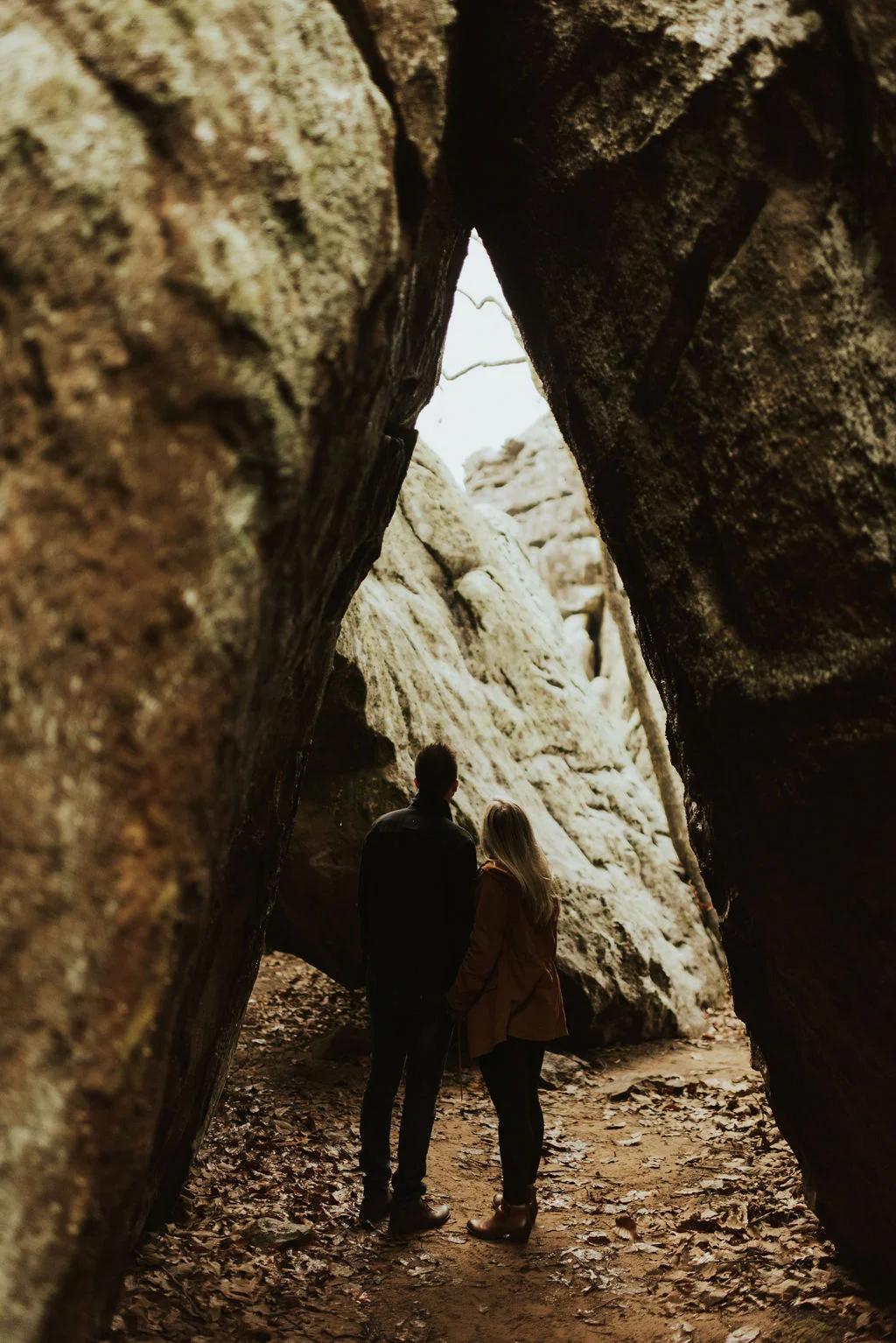 adventurous engagement session at a boulder field in alabama 07.jpg
