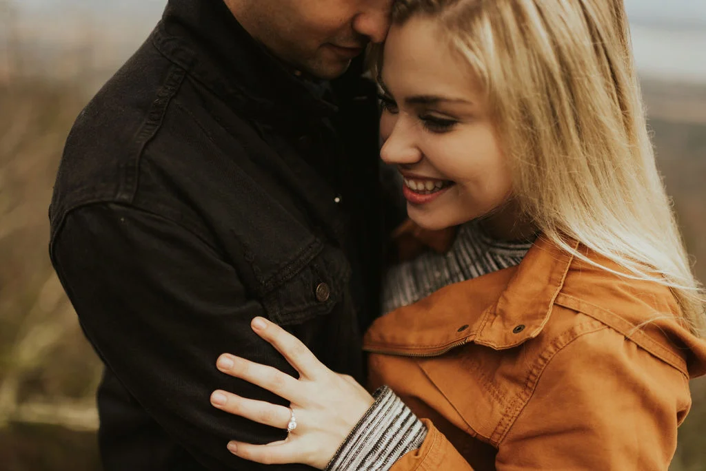 adventurous engagement session at a boulder field in alabama 17.jpg