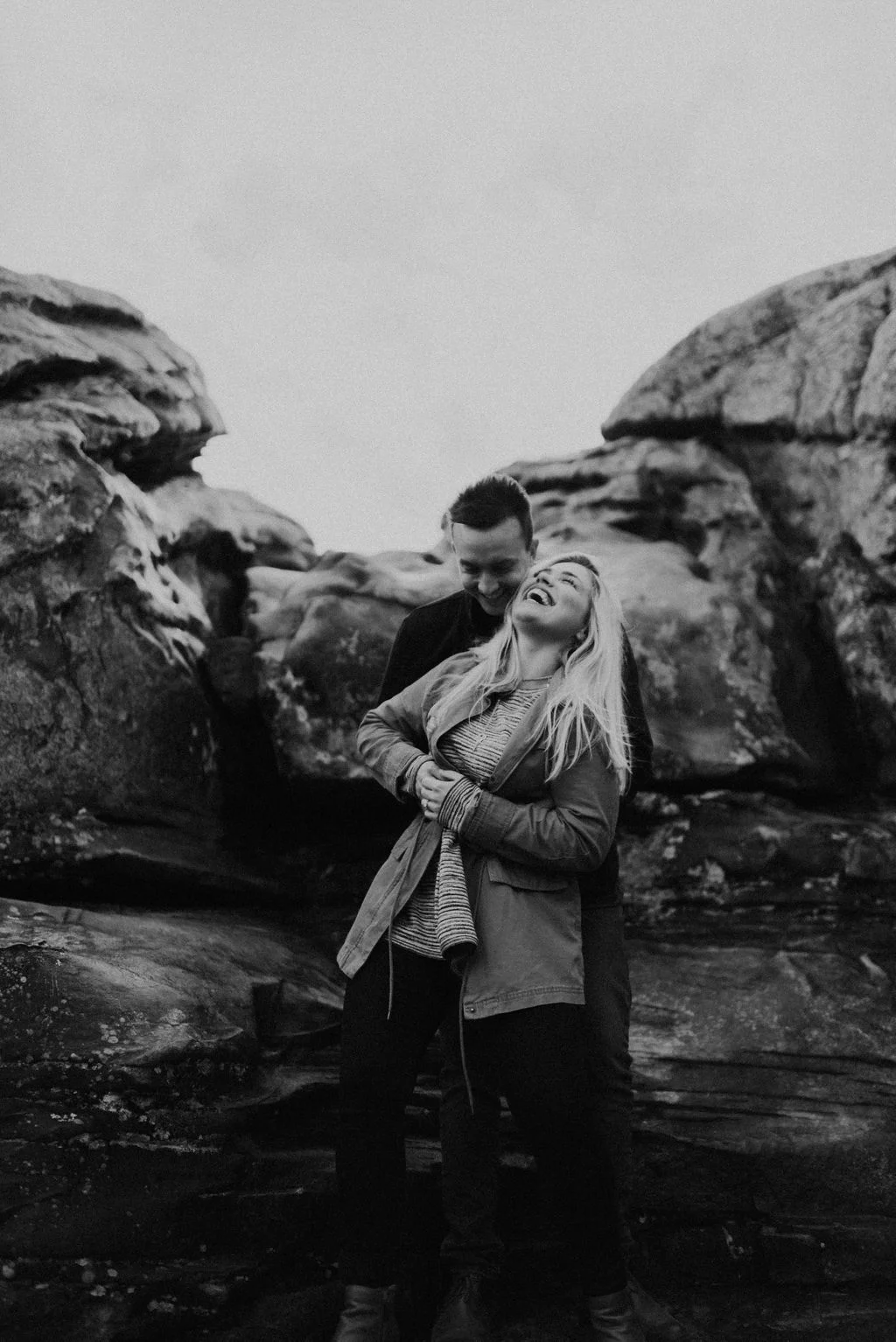 adventurous engagement session at a boulder field in alabama 32.jpg
