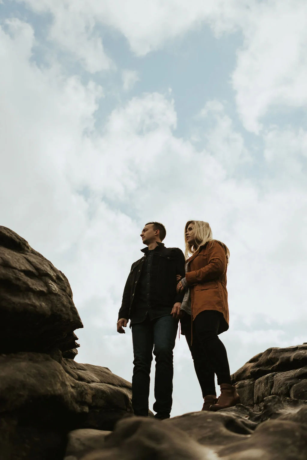 adventurous engagement session at a boulder field in alabama 36.jpg