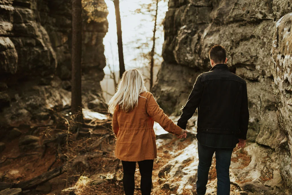 adventurous engagement session at a boulder field in alabama 41.jpg