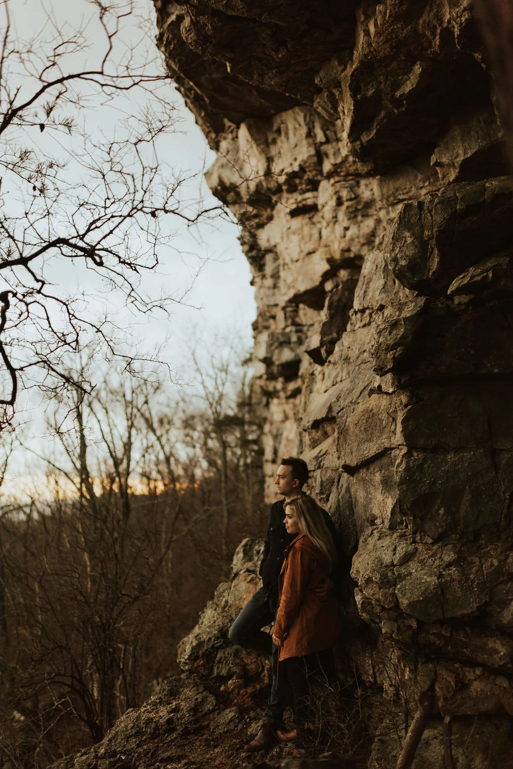 adventurous engagement session at a boulder field in alabama 64.jpg