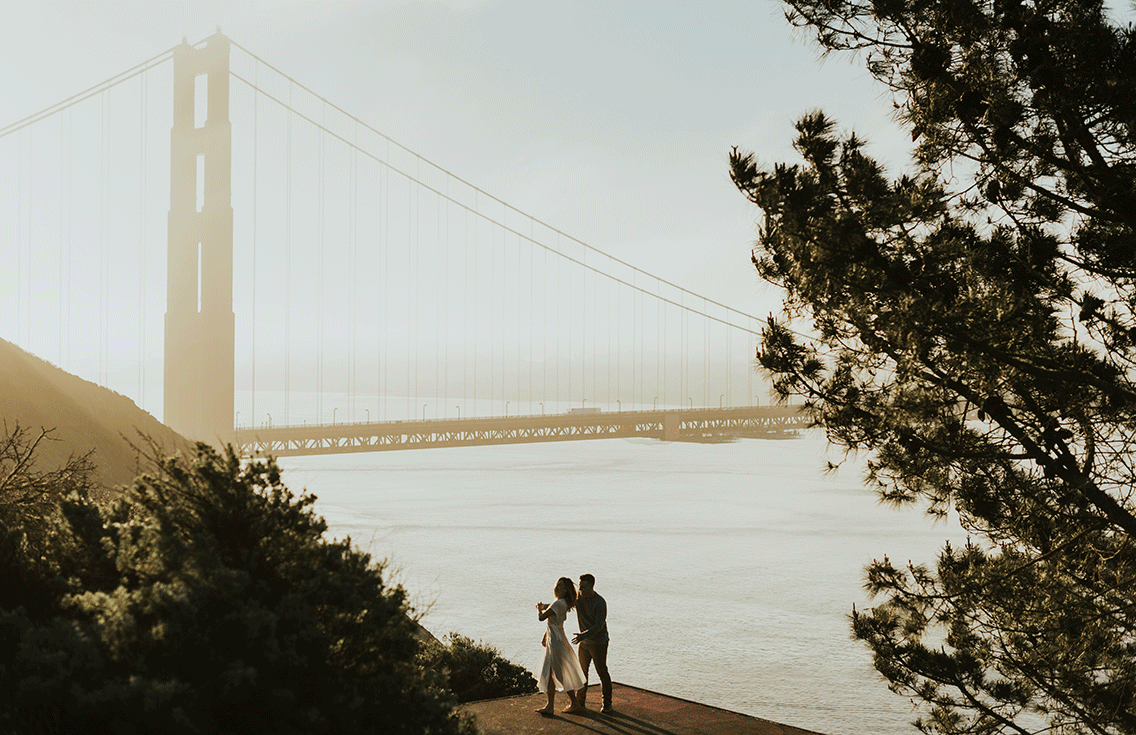 San Francisco Couple Session at Marin Headlands & The Golden Gate Bridge.gif