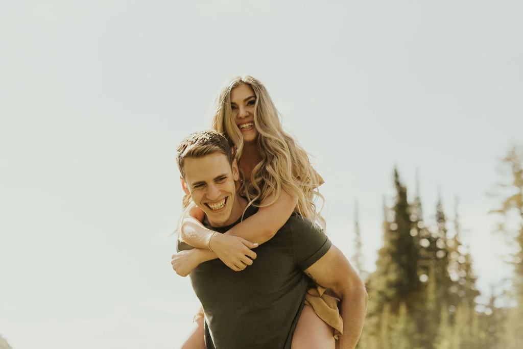 Utah Engagement Session in the Jordan Pines