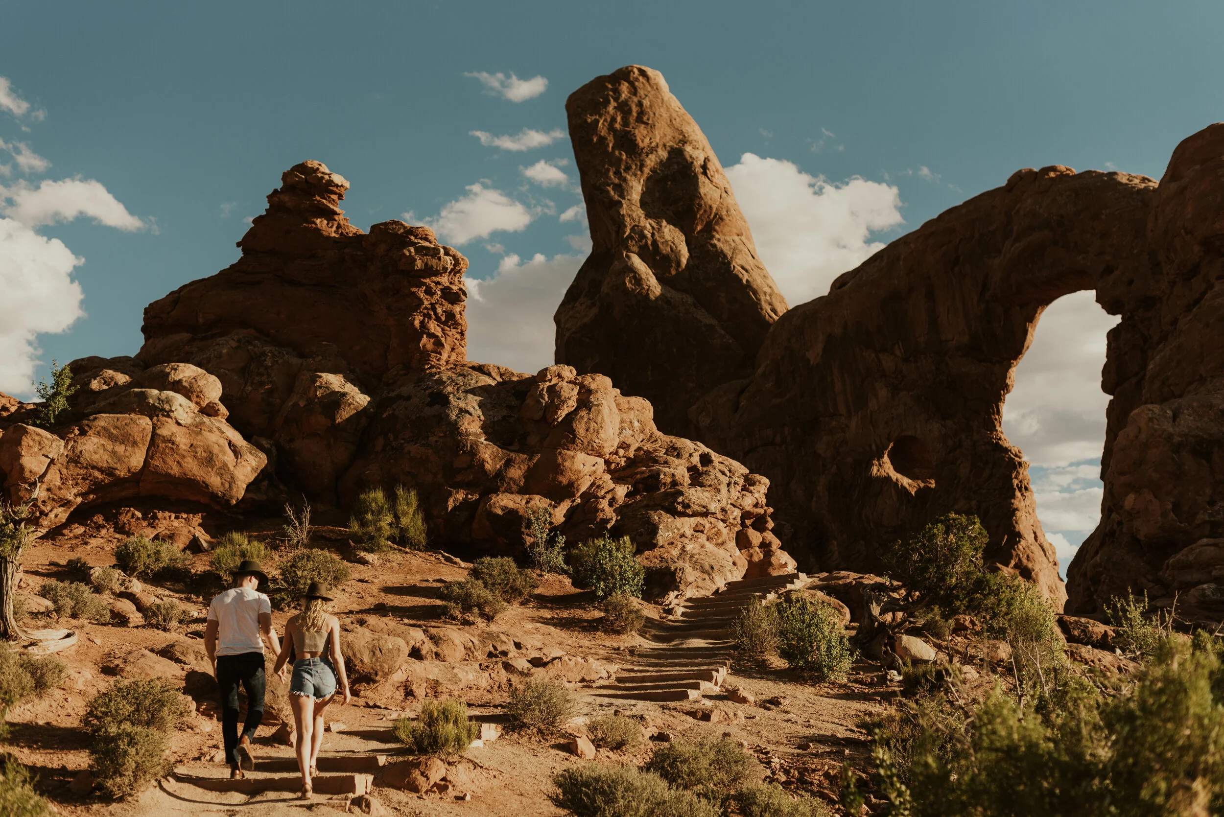 Sunset Couple Session at Arches National Park