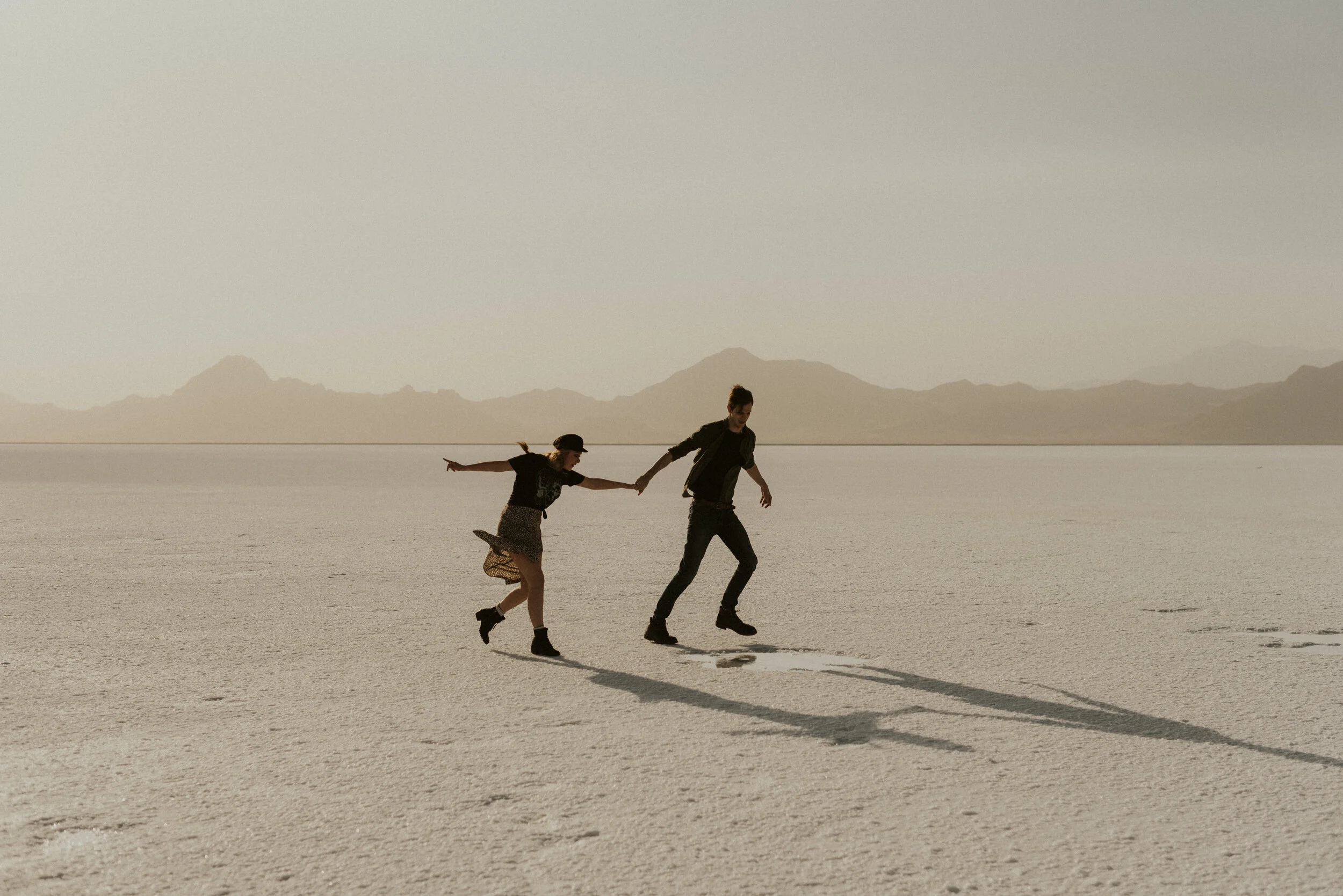 Bonneville Salt Flats Couple Session in Utah