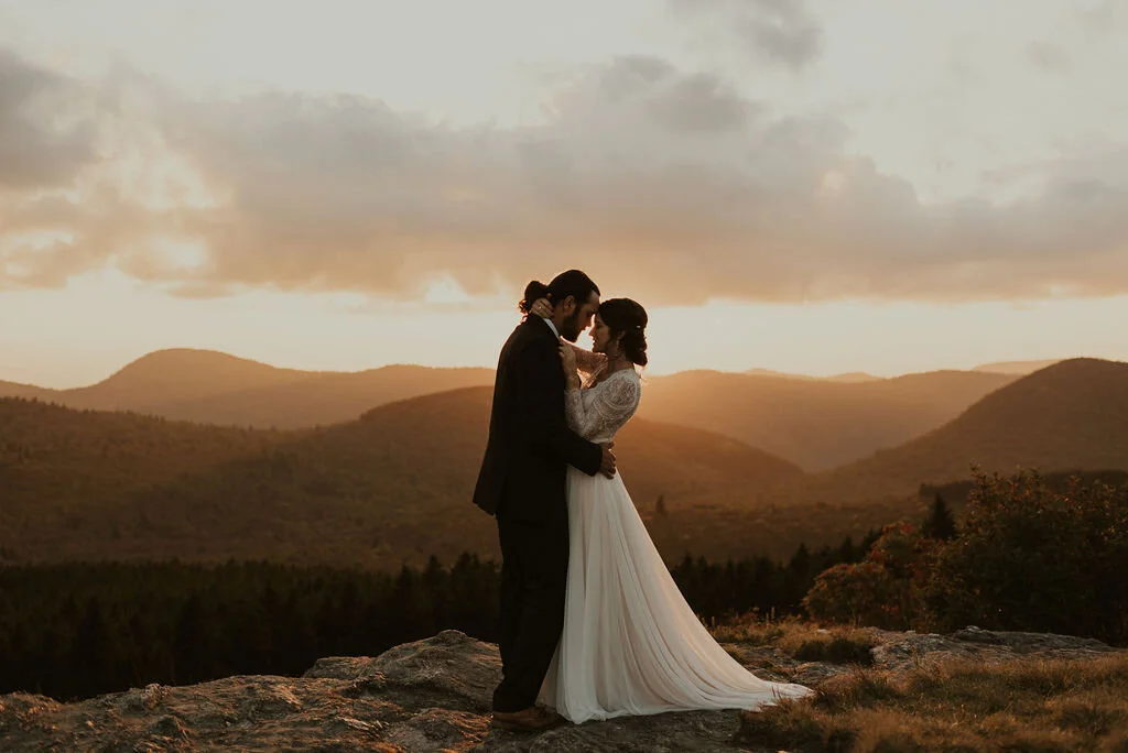 Moody Adventure Elopement at Black Balsam Knob in NC