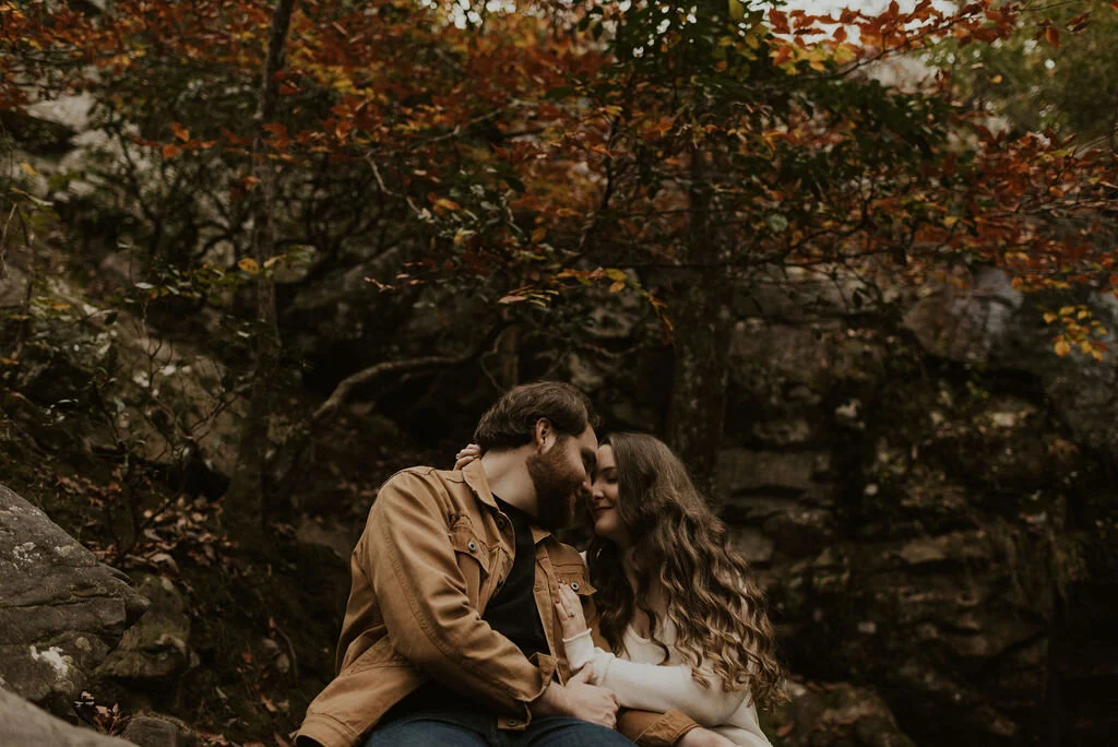 Fall Engagement Session at Oak Mountain State Park