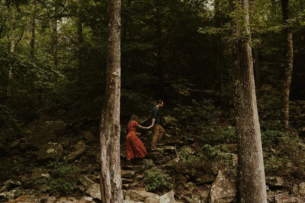 Adventurous Engagement Session in Lookout Mountain, GA