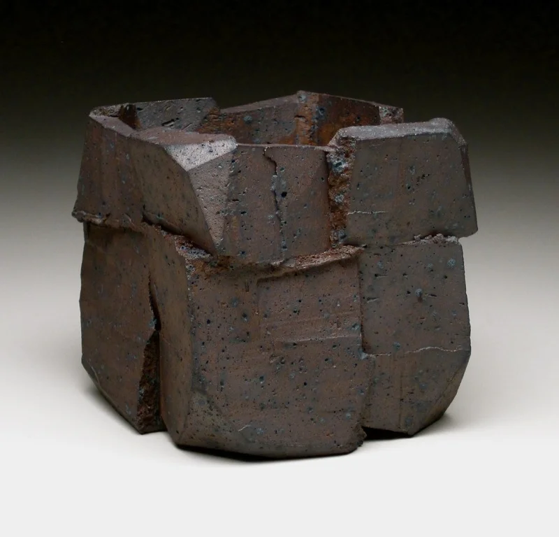 11. Jonathan Cross. Axial Planes. 2010. Native clay, salt-fired. 4” x 4” x 4”..jpg