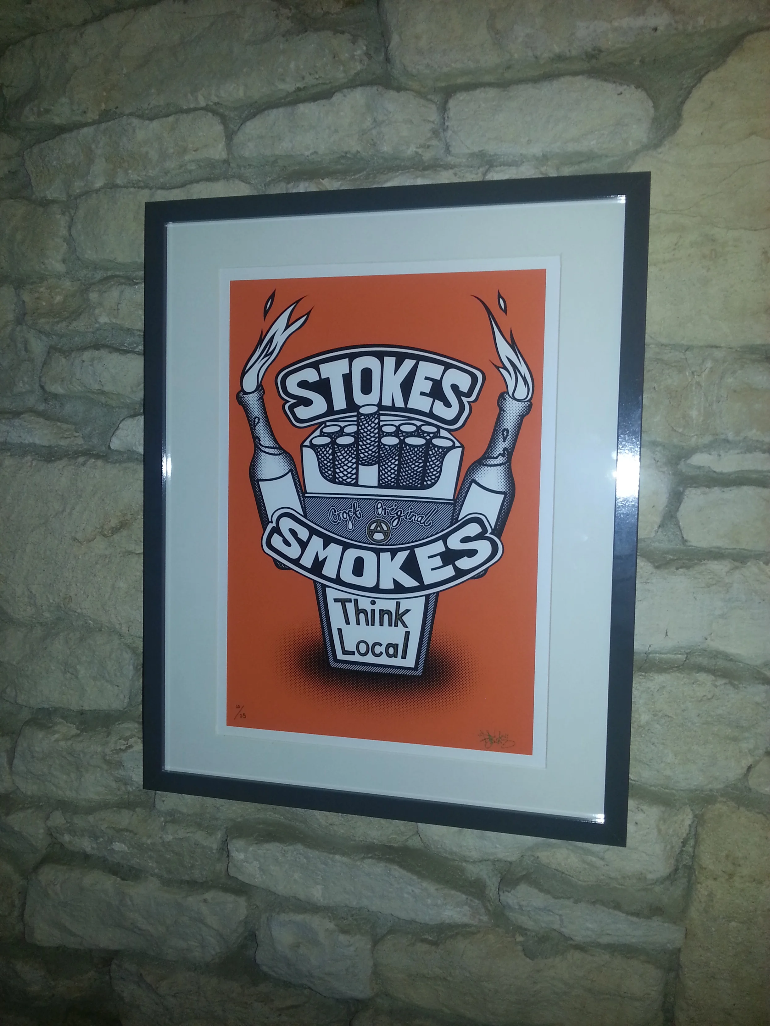 Stokes Smokes Framed (2015)