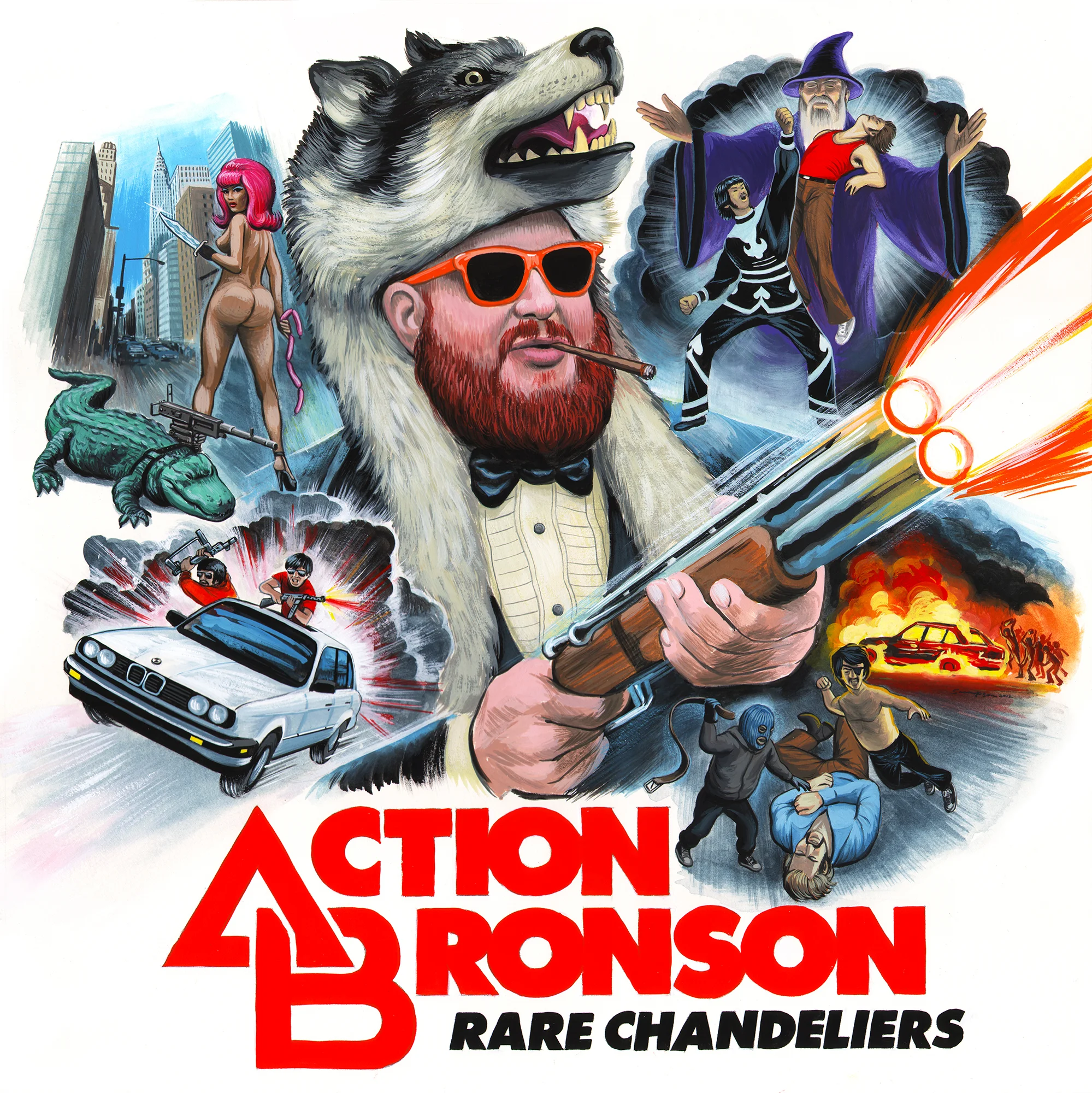 Cover Art for Action Bronson's Rare Chandeliers on VICE Records