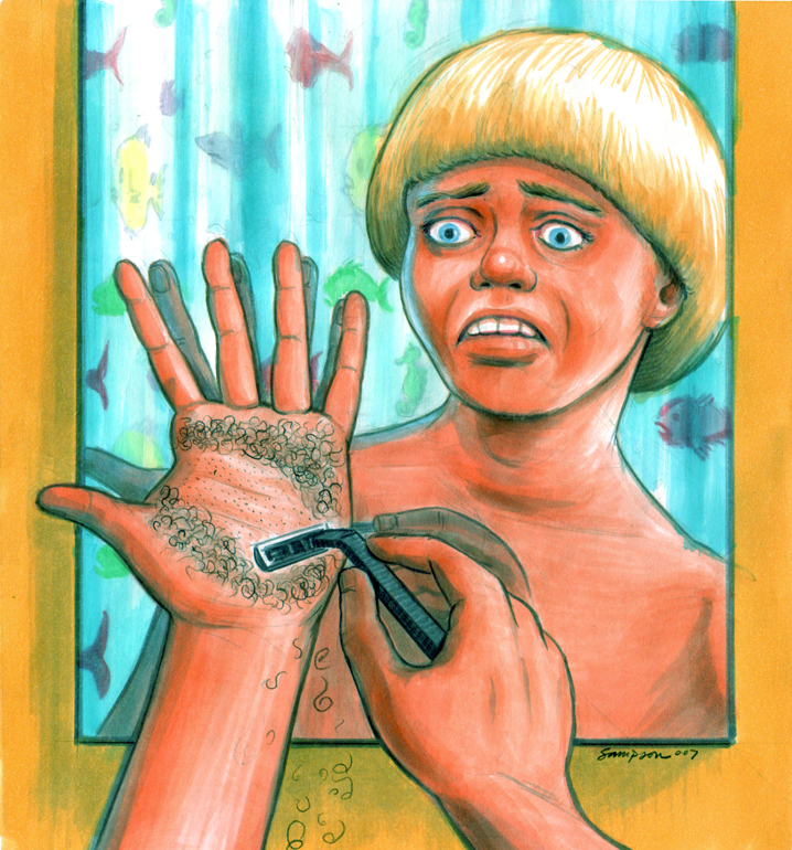 marker on paper, 2007