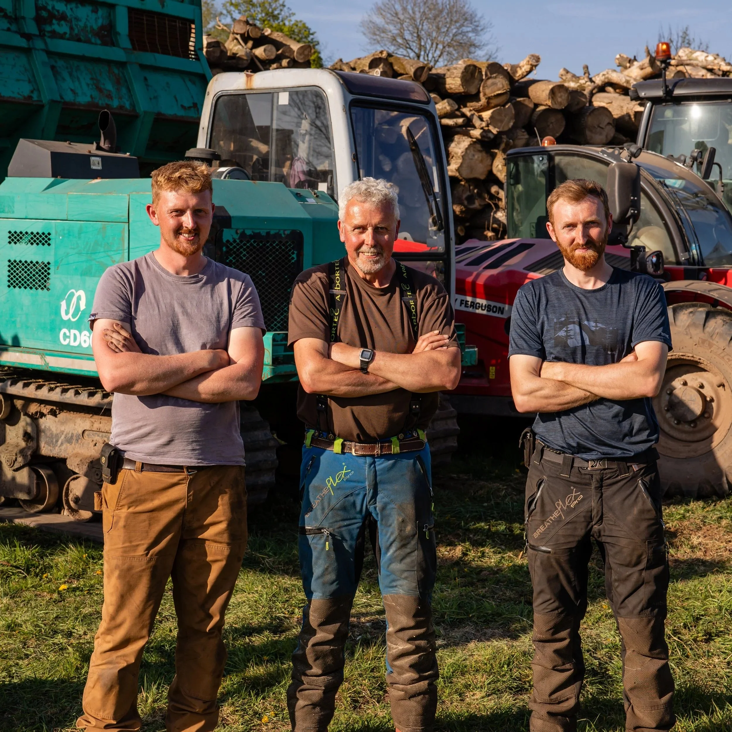 Members of the Shropshire Firewood team