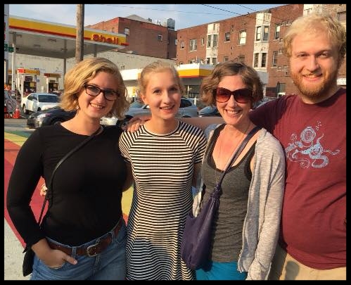 All Grown Up: Elizabeth, Eleanor, myself and Benjamin. Photo courtesy of their amazing mother Suzanne Schiffler