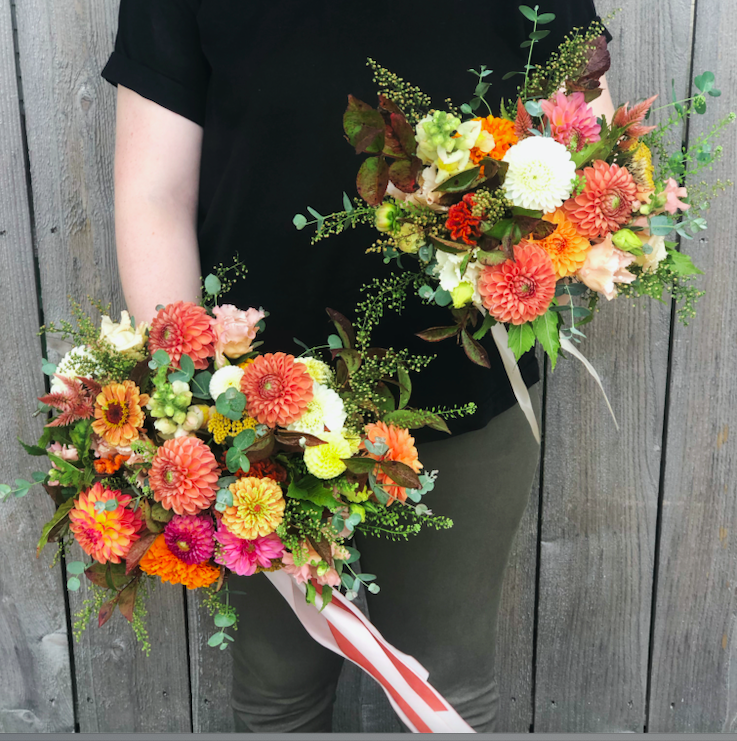 large and medium bouquets