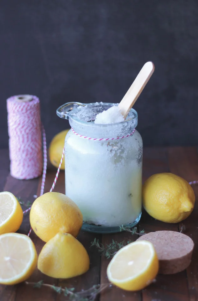 DIY Gift Idea: Lemon Thyme Salt Scrub