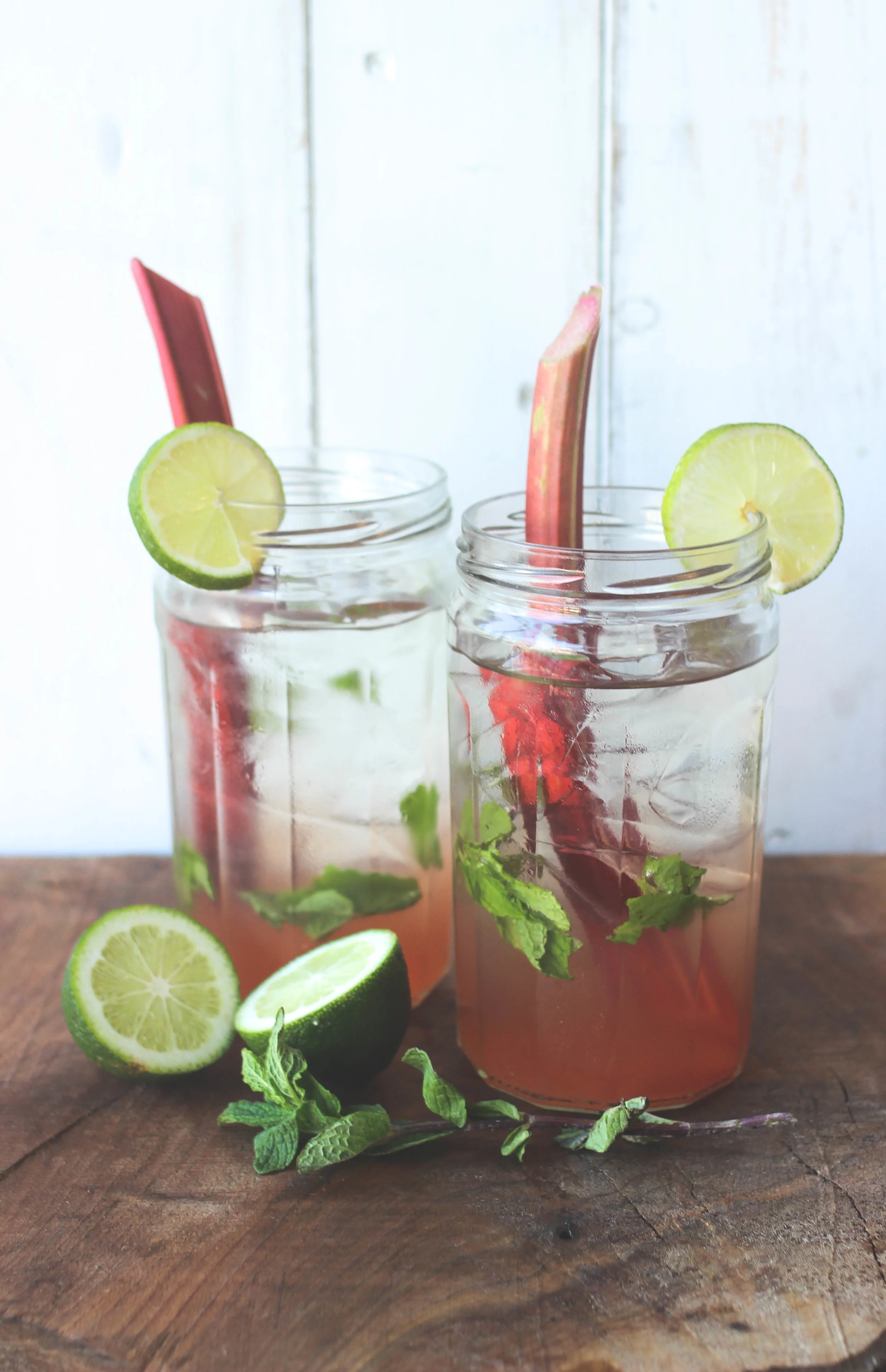 LET'S TOAST: Rhubarb Mojitos
