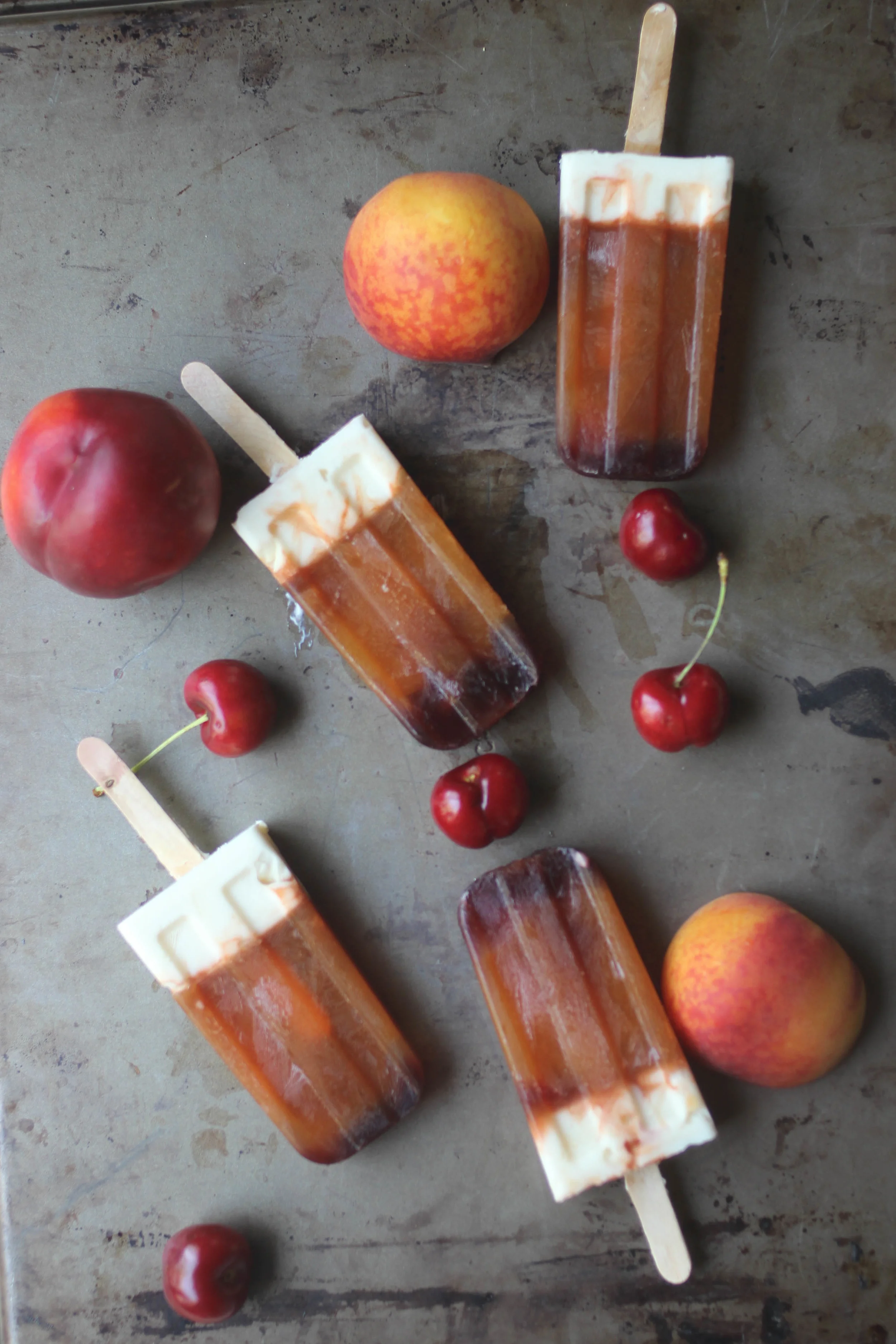 Frozen Stone Fruit Pops