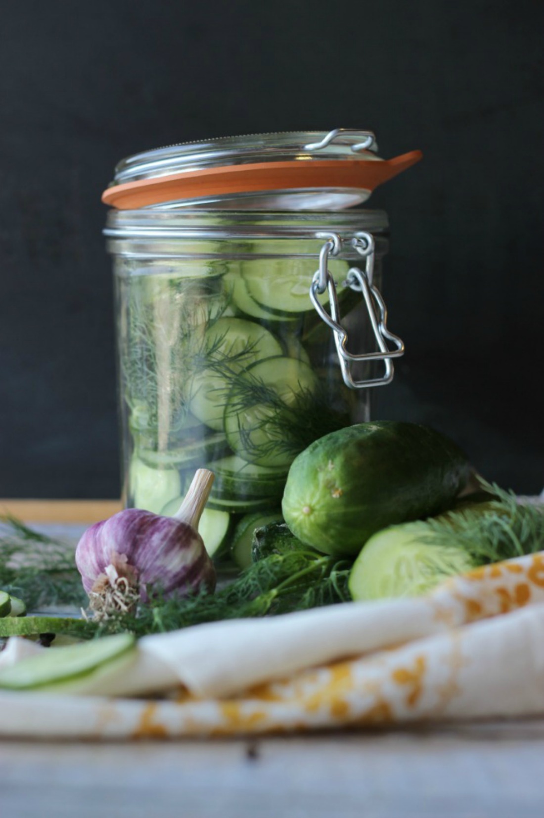 Easy Fridge Pickles