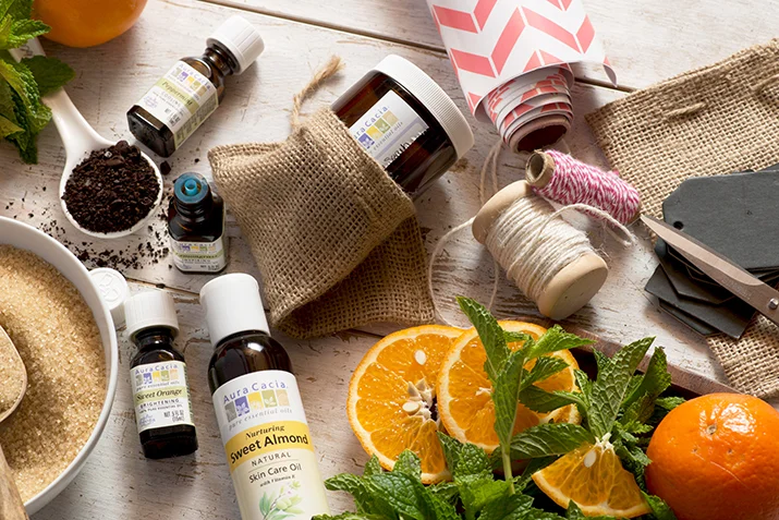 DIY Body Scrub with Essential Oils