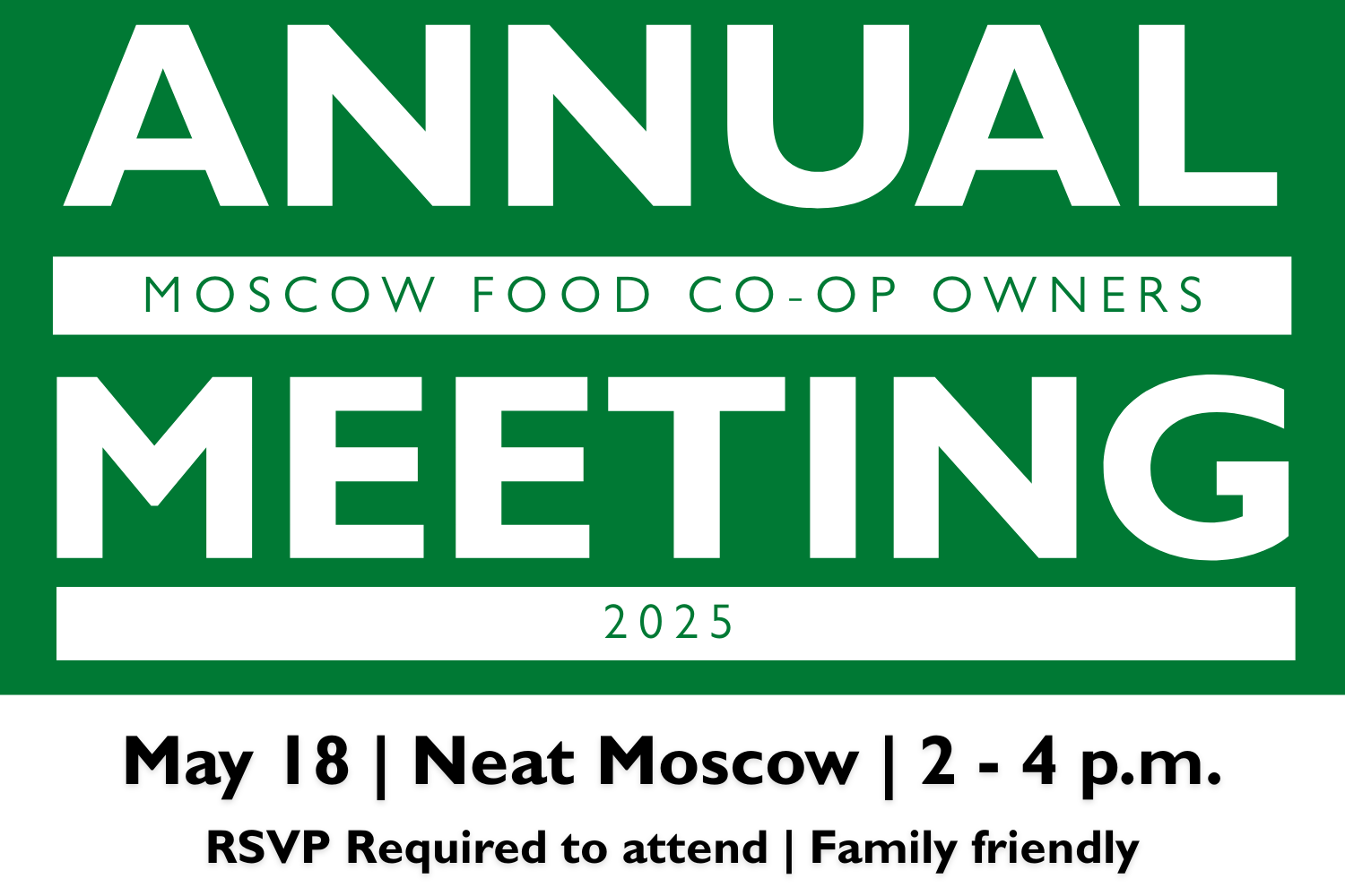 Annual Co-op Owner Meeting