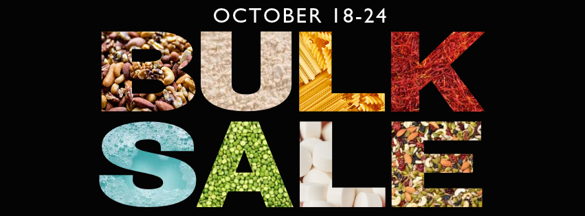 October Bulk Sale
