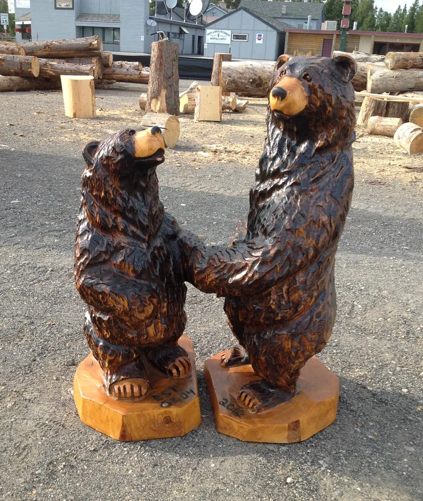 bear carvings hudson
