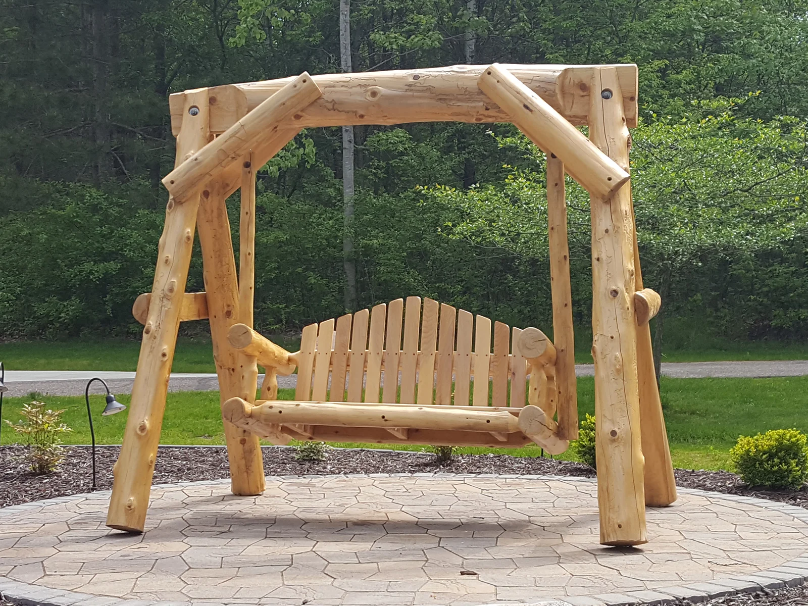 Cedar Log Swing