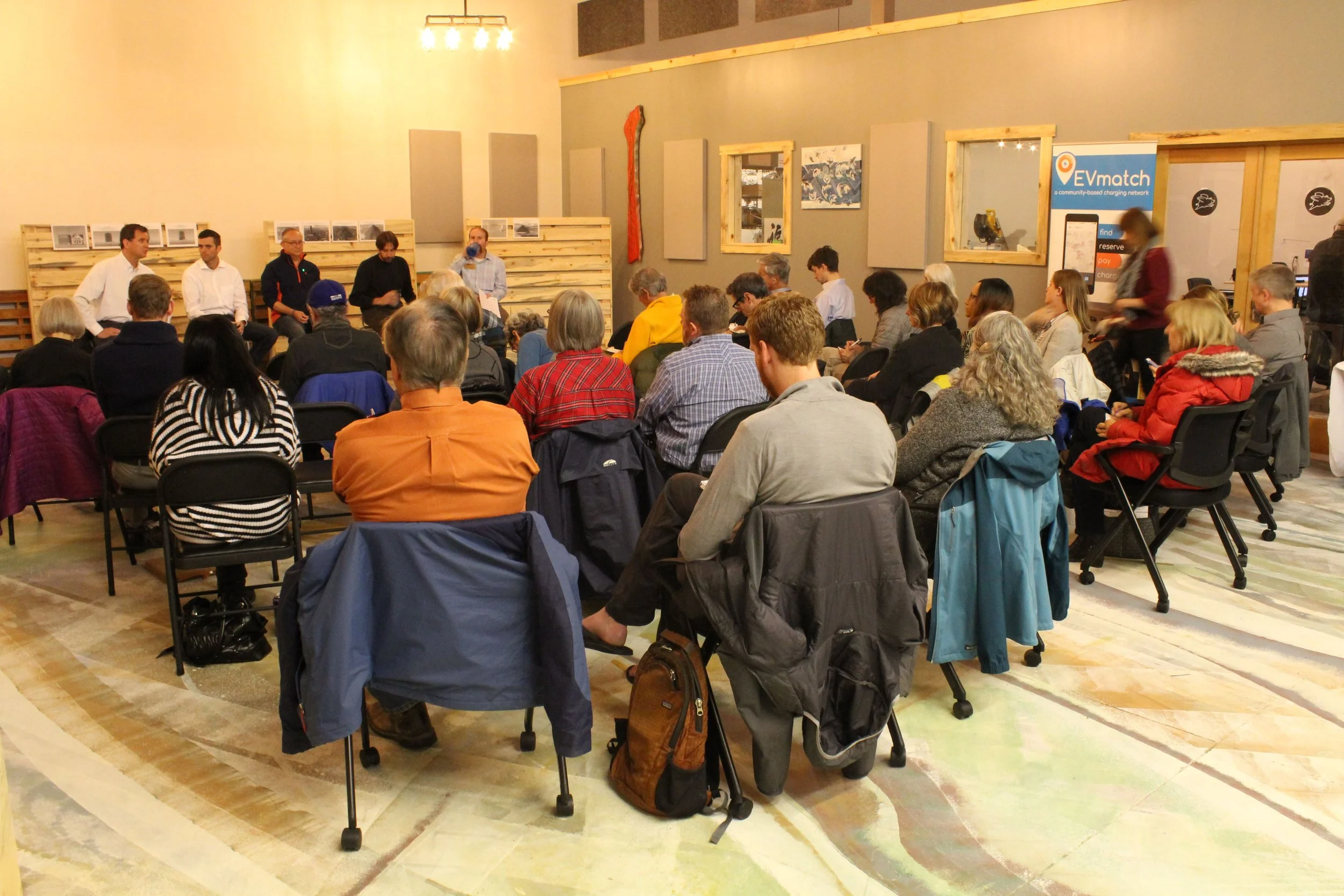 Large board meeting at Confluence