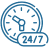24/7 Access Icon