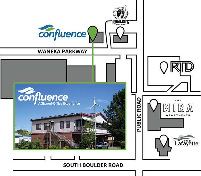 Confluence location map
