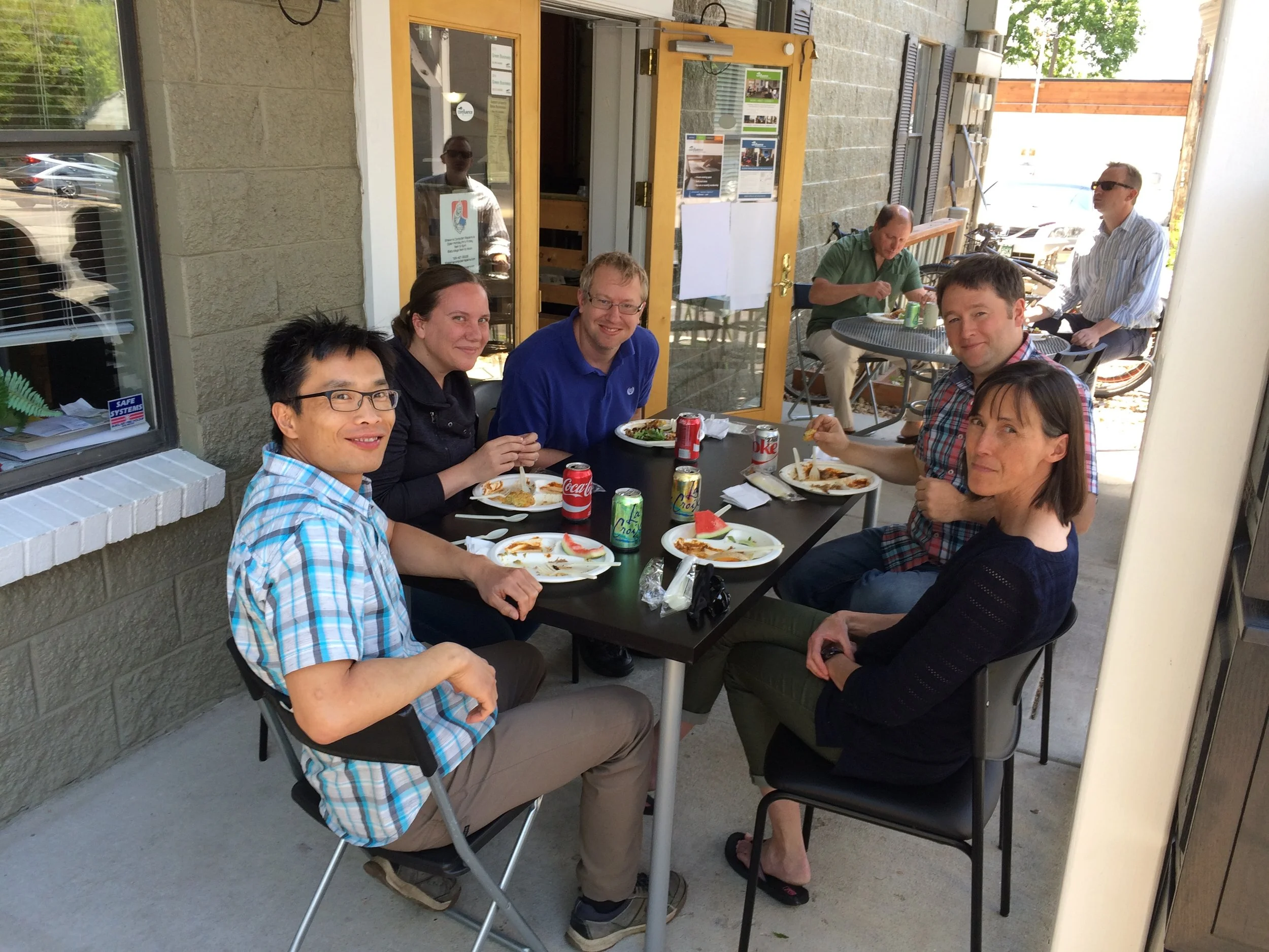 Outdoor member lunch