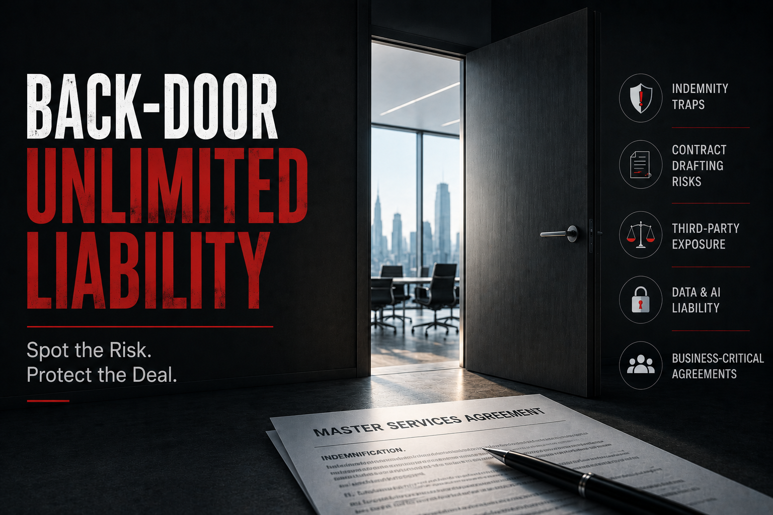 Back-Door Unlimited Liability: The Indemnity Trap in Commercial Contracts