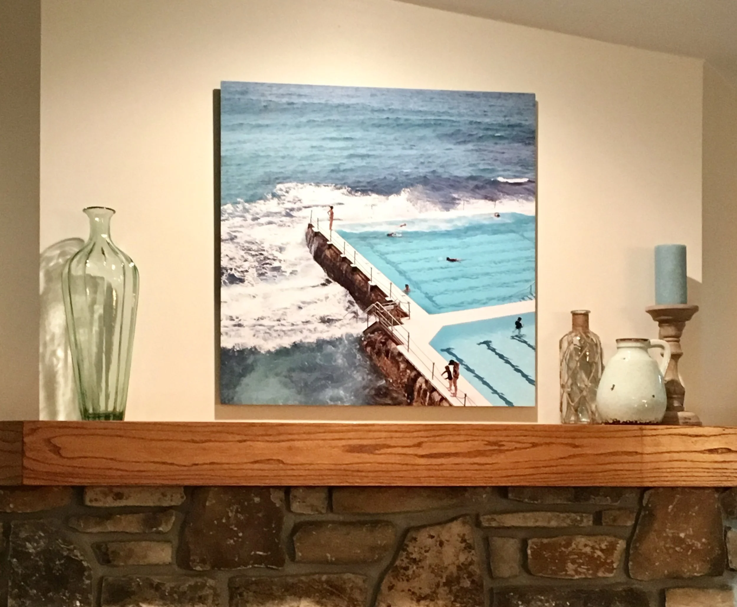 Sydney Pool - hanging in a vacation home in Door County.