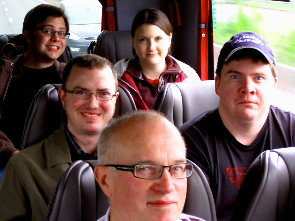 Prepared travelers having a great tour.