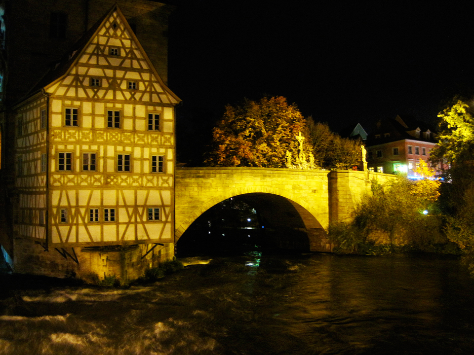 Canals at night