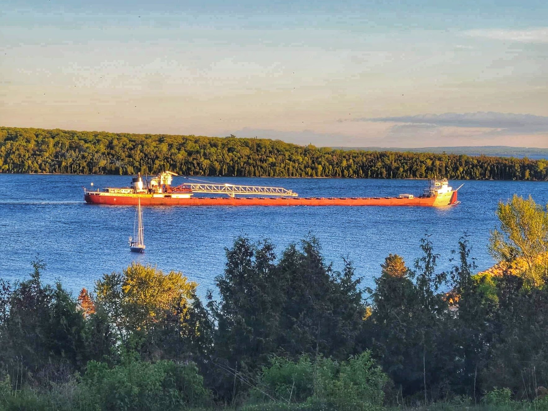 Cason J. Calloway lake freighter by Mike Hegarty