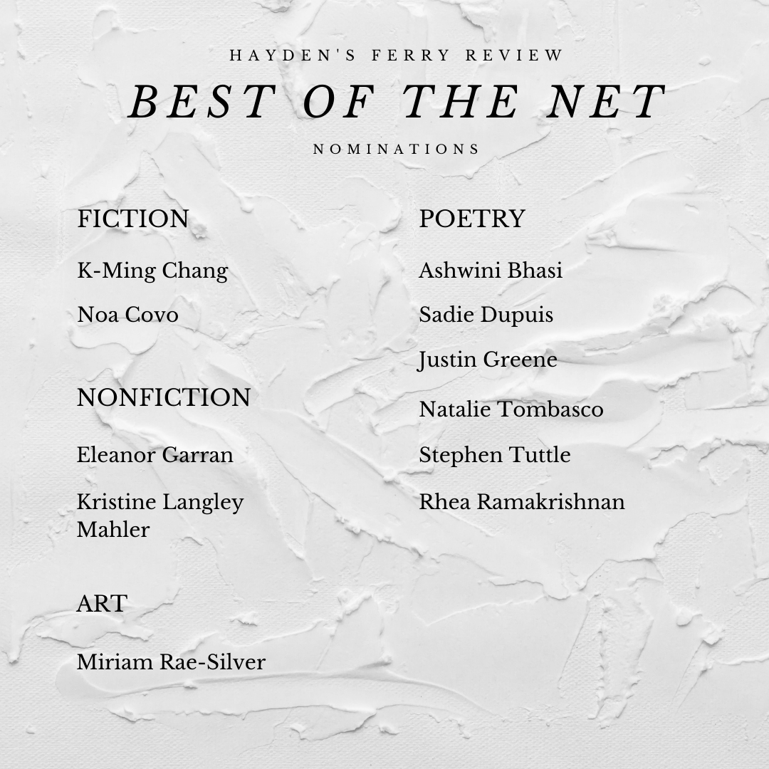HFR's Best of the Net Nominees