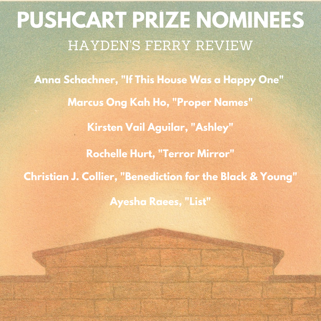 HFR's Pushcart Prize Nominees