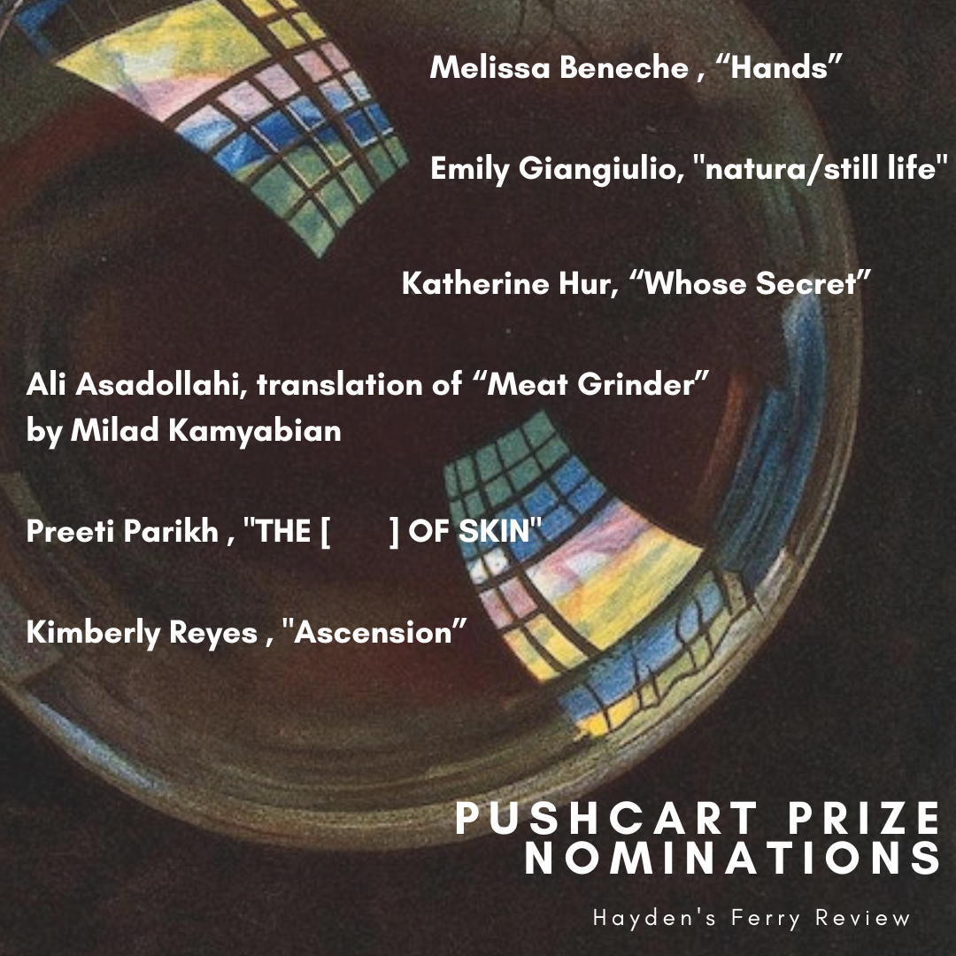 Announcing our Pushcart Prize Nominees!