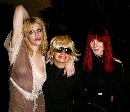 Courtney Love, JT LeRoy (Savannah) and Speedie (Laura Albert)