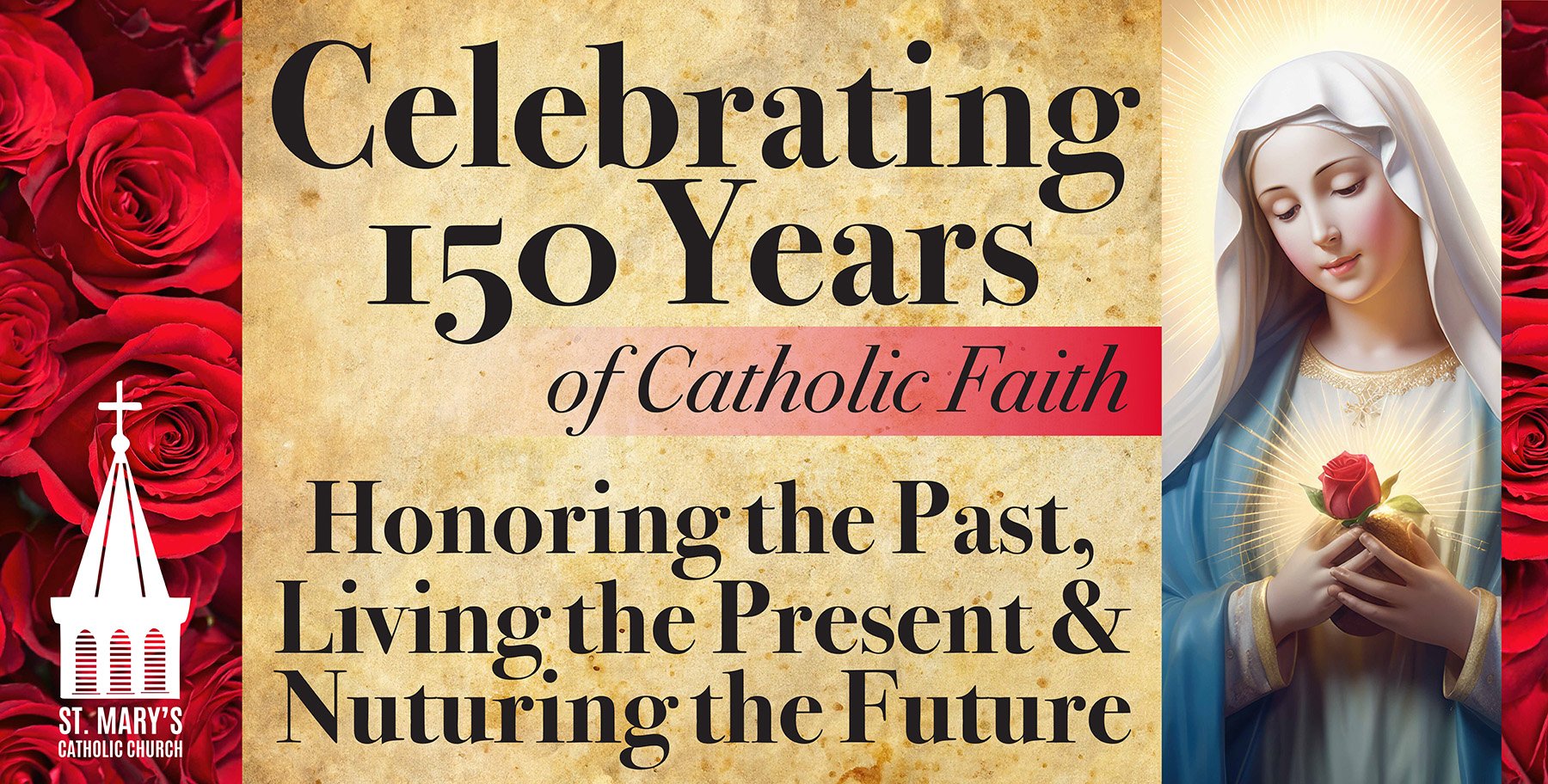 Outdoor Banner for anniversary celebration