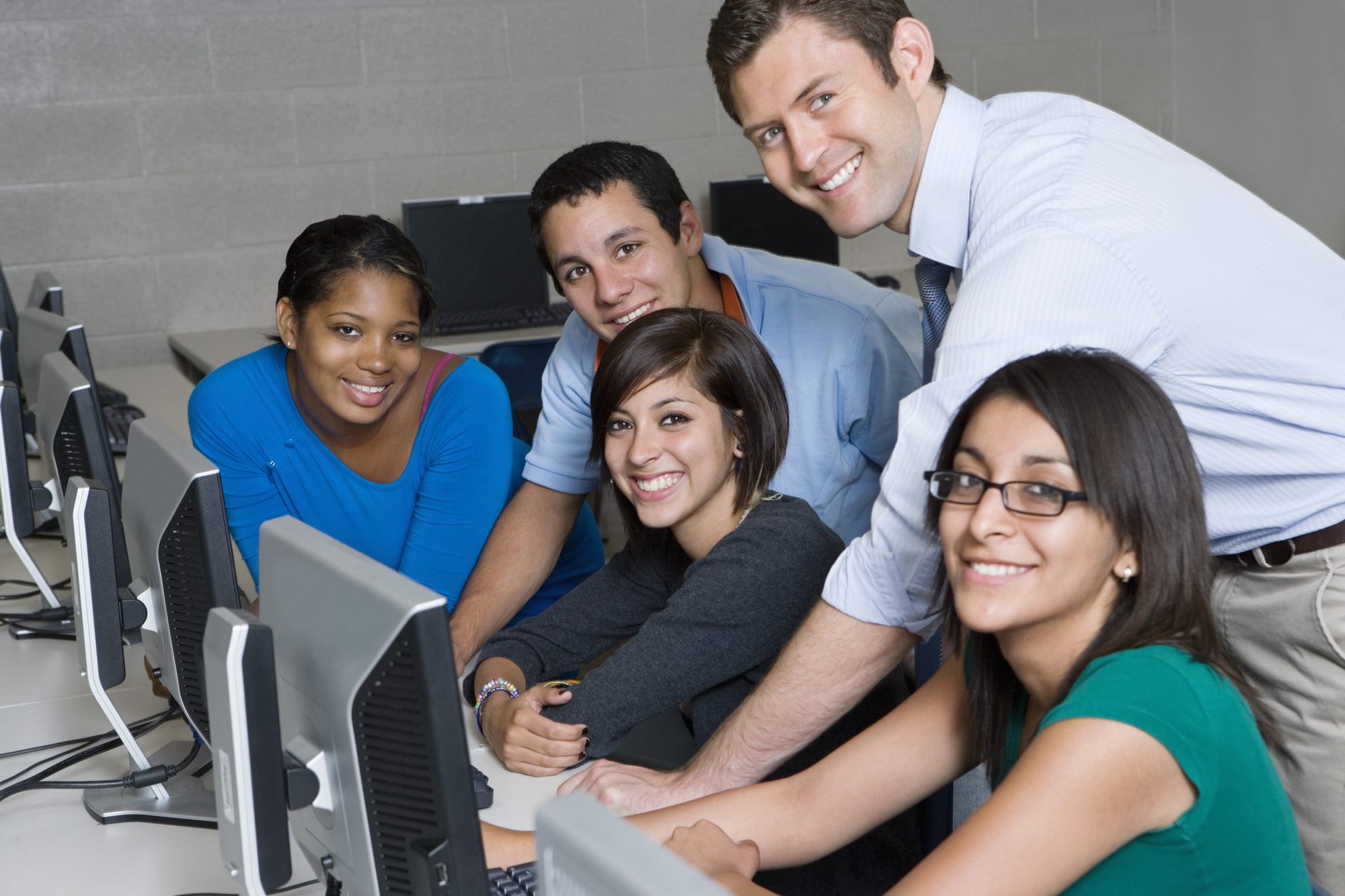 career club student members work with a mentor to learn more about what employers expect when hiring.