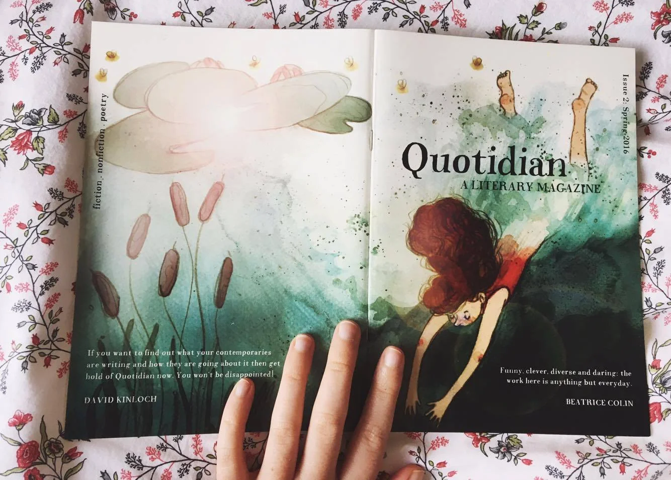 - Issue #2 cover image by Phoebe Roze
