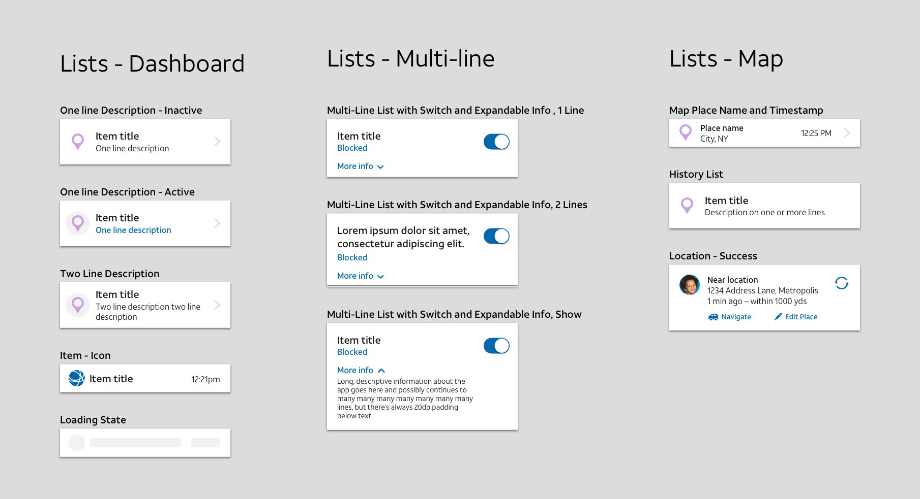 AT&T - Branded Component Library