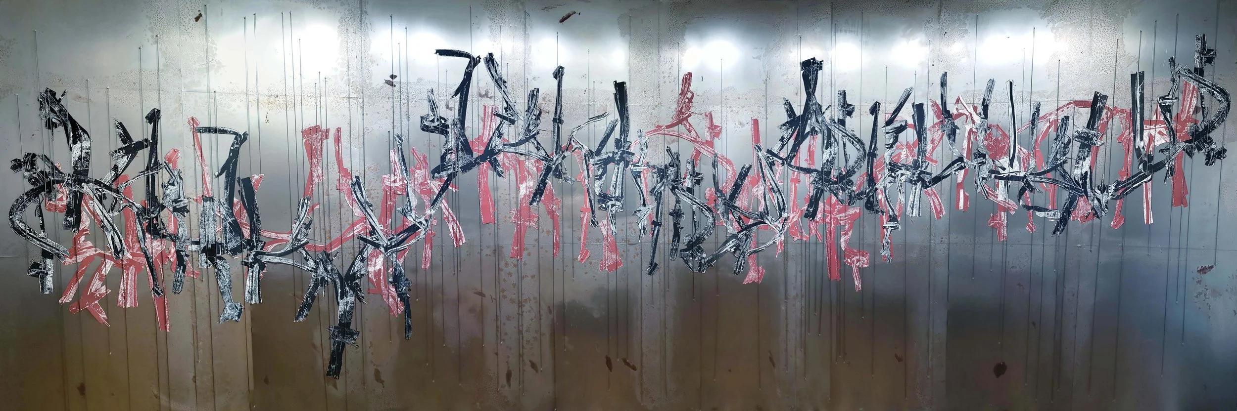 DNA; Strand - installation view